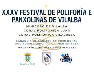 Fechas, información, programa, cartel, imágenes, mapa y ubicación de XXXV Festival de Polifonía e Panxoliñas  en  Vilalba