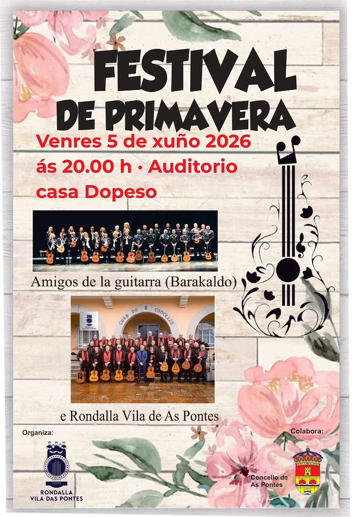Festival de Primavera (2026) en As Pontes de García Rodríguez