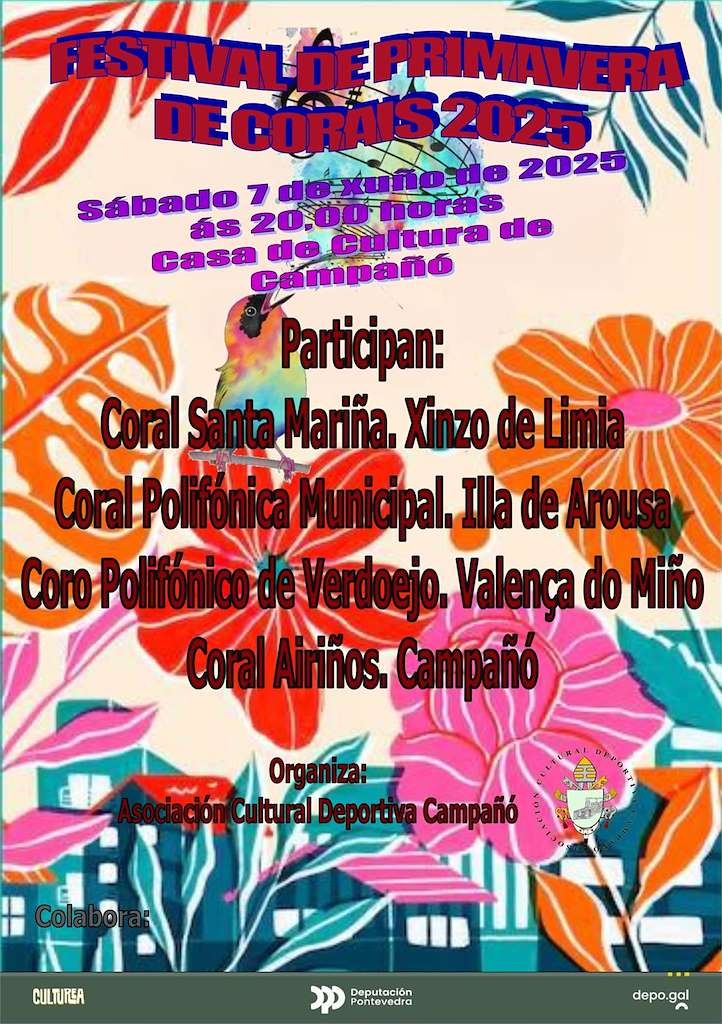 Festival de Primavera de Corais de Campañó (2025) en Pontevedra