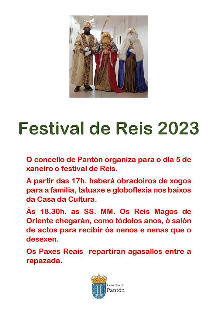Festival de Reis (2022) en Pantón