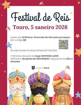 Fechas, información, programa, cartel, imágenes, mapa y ubicación de Festival de Reyes (2026) en Touro