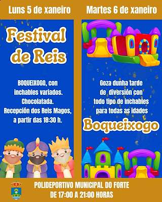 Fechas, información, programa, cartel, imágenes, mapa y ubicación de Festival de Reyes (2026) en Boqueixón