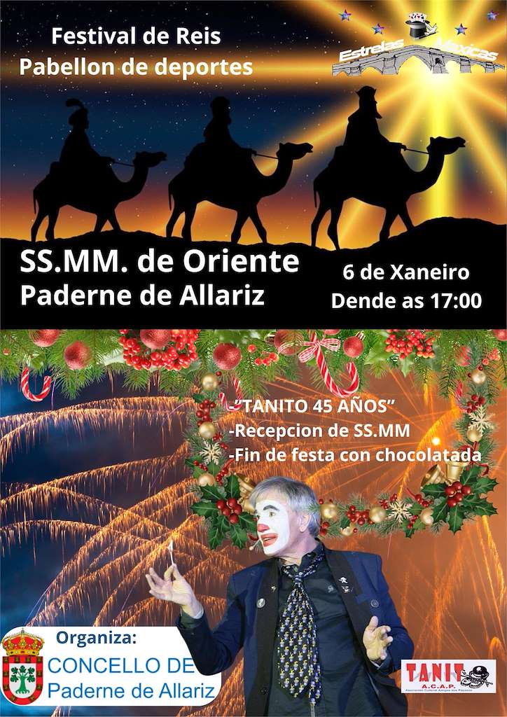 Festival de Reyes  en Paderne de Allariz
