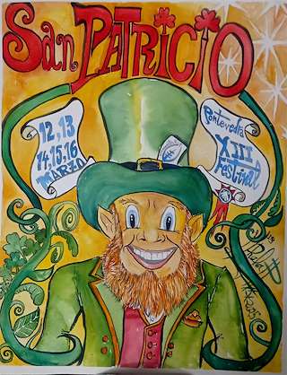Fechas, información, programa, cartel, imágenes, mapa y ubicación de XIII Festival de San Patricio  en  Pontevedra