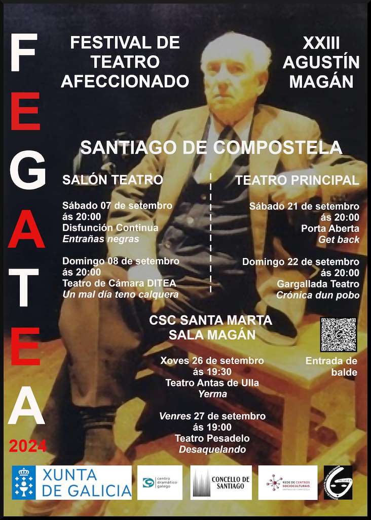 XXII Festival de Teatro Afeccionado Agustín Magán en Santiago de Compostela