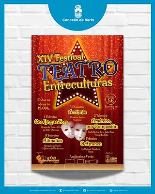 Fechas, información, programa, cartel, imágenes, mapa y ubicación de XIV Festival de Teatro Entreculturas  en  Verín