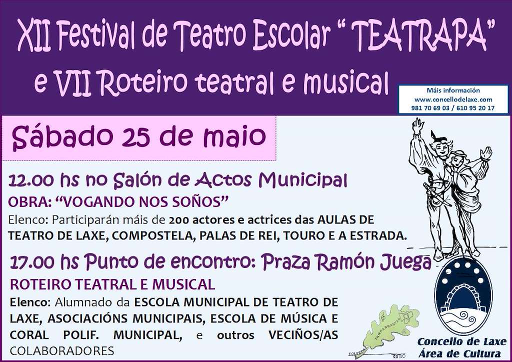 XII Festival de Teatro Escola de Laxe - TEATRAPA 
