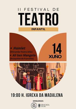 Fechas, información, programa, cartel, imágenes, mapa y ubicación de II Festival de Teatro Infantil  en  Ribadavia
