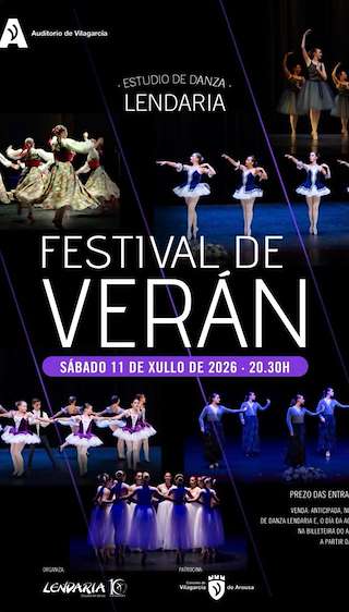 Fechas, información, programa, cartel, imágenes, mapa y ubicación de Festival de Verán de Lendaria (2026)  en  Vilagarcía de Arousa