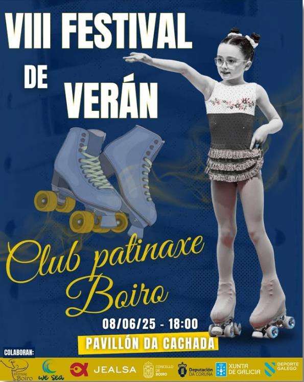 VIII Festival de Verán do Club de Patinaxe (2025) en Boiro