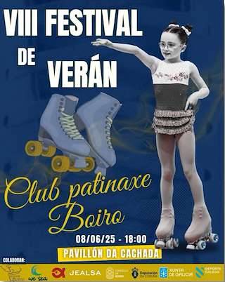 Fechas, información, programa, cartel, imágenes, mapa y ubicación de VIII Festival de Verán do Club de Patinaxe  en  Boiro