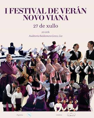 Fechas, información, programa, cartel, imágenes, mapa y ubicación de I Festival de Verán Novo Viana  en  Cee