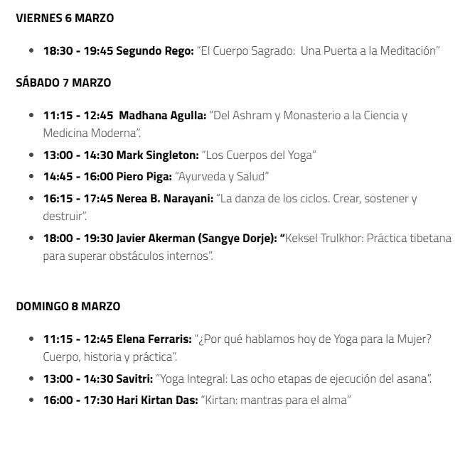 Festival de Yoga del Noroeste (2026) en A Coruña