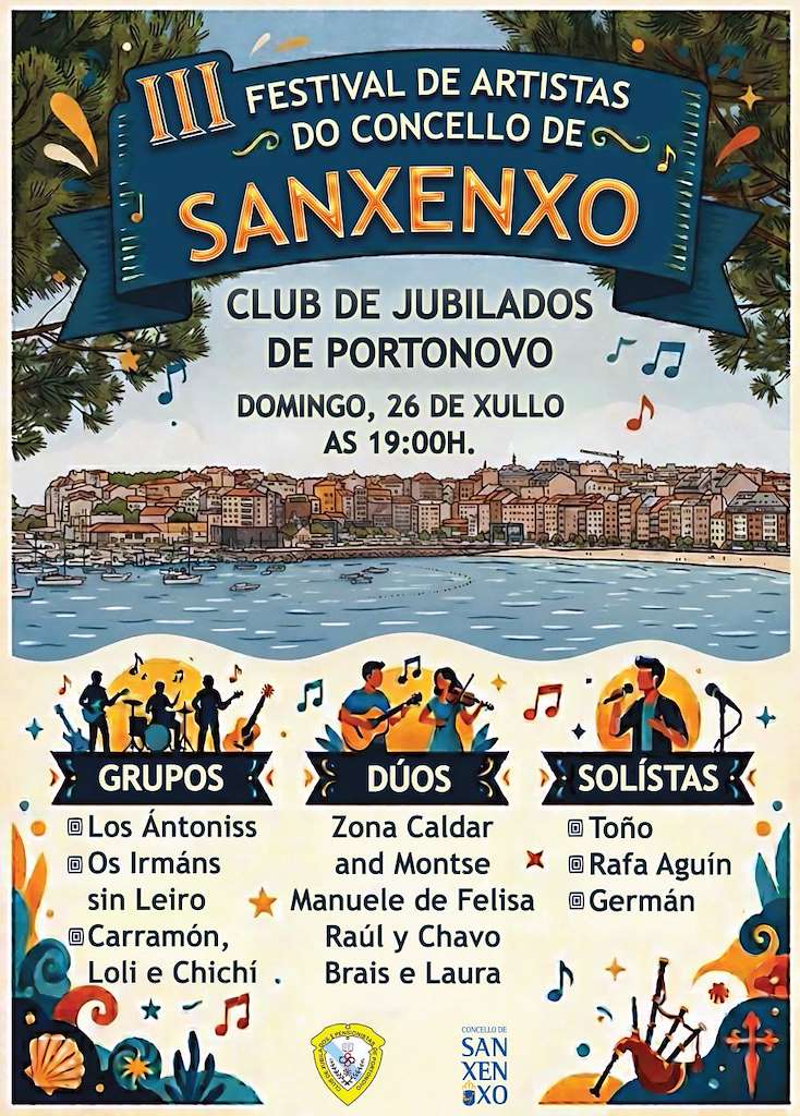 III Festival do Club de Xubilados de Portonovo  (2026) en Sanxenxo