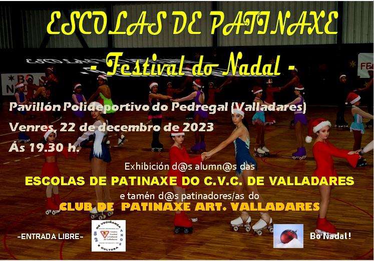 Festival do Nadal das Escolas de Patinaxe en Vigo