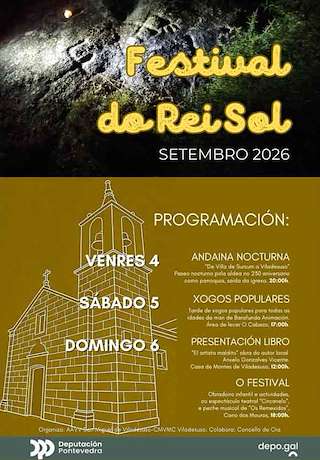 Fechas, información, programa, cartel, imágenes, mapa y ubicación de Festival do Rei Sol de Viladesuso (2026) en Oia
