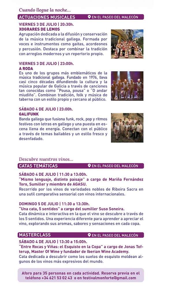 Festival do Viño da Ribeira Sacra  en Monforte de Lemos