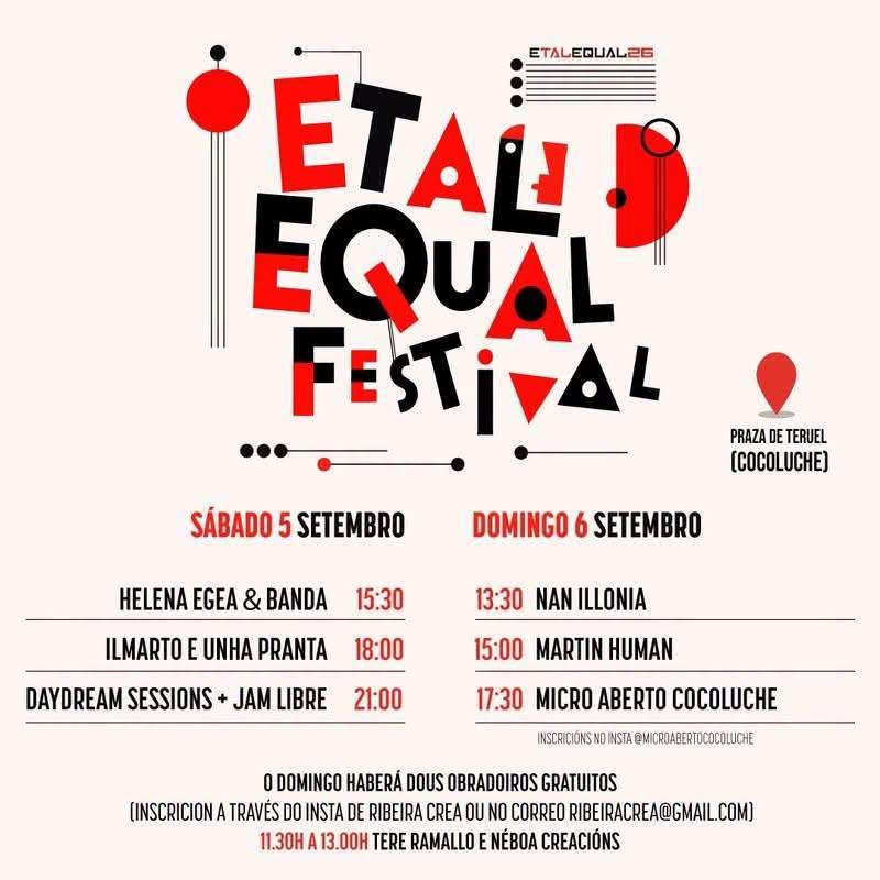 Festival Etal Equal (2026) en Ribeira