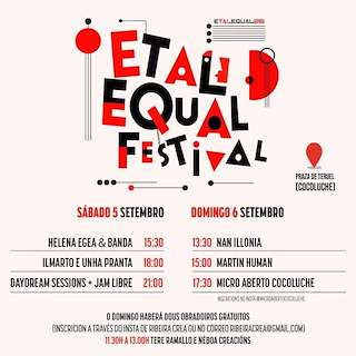 Fechas, información, programa, cartel, imágenes, mapa y ubicación de Festival Etal Equal (2026) en Ribeira