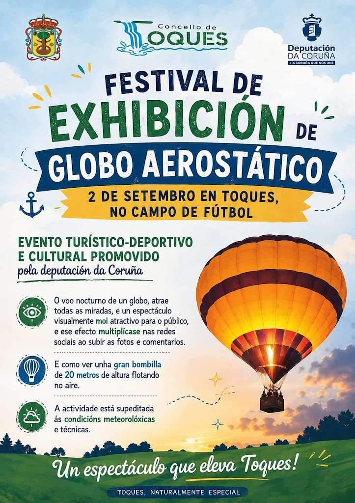 Festival Exhibición de Globo Aerostático (2026) en Toques
