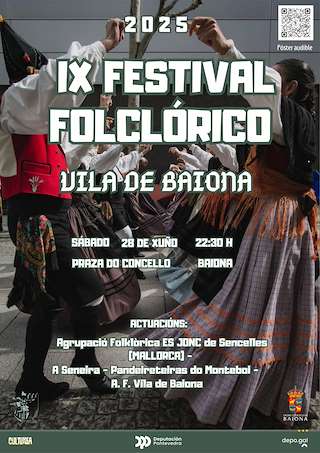 Fechas, información, programa, cartel, imágenes, mapa y ubicación de IX Festival Folclórico  en  Baiona
