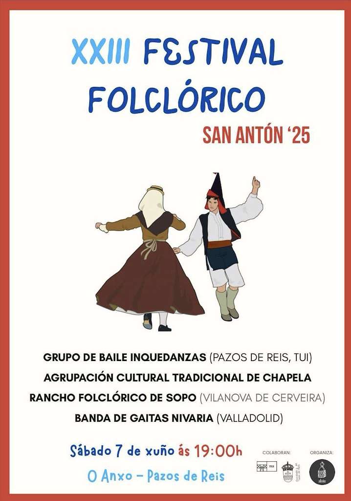 XXIII Festival Folclórico de San Antón (2025) en Tui