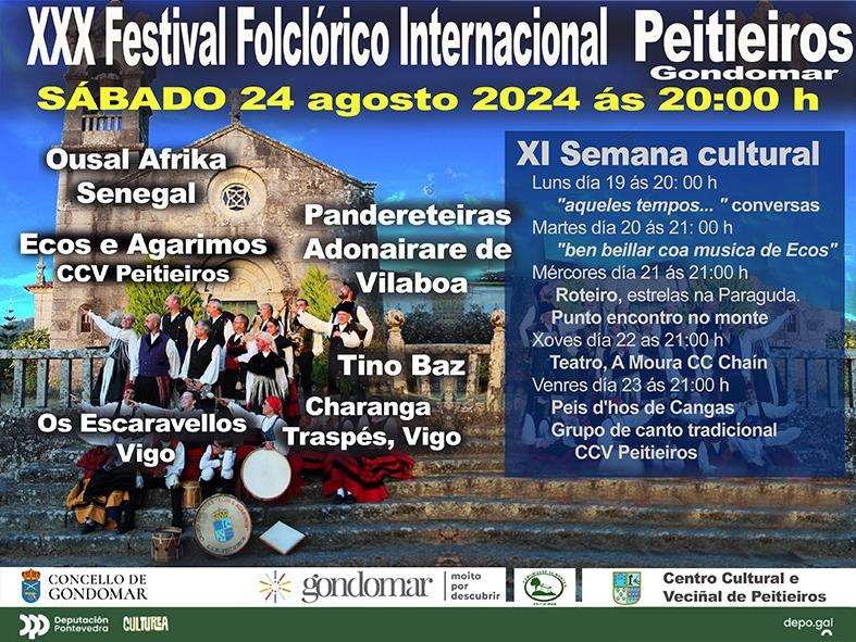 XXX Festival Folclórico Internacional de Peitieiros en Gondomar