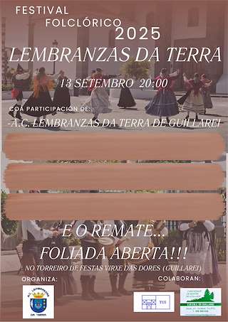 Fechas, información, programa, cartel, imágenes, mapa y ubicación de Festival Folclórico Lembranzas da Terra   en  Tui