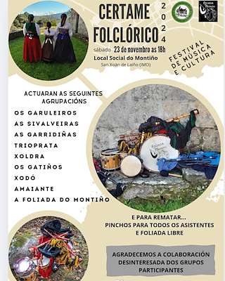 Fechas, información, programa, cartel, imágenes, mapa y ubicación de Festival Folklórico de Imo  en  Dodro