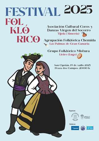 Fechas, información, programa, cartel, imágenes, mapa y ubicación de Festival Folklórico Mistura  en  Cervo