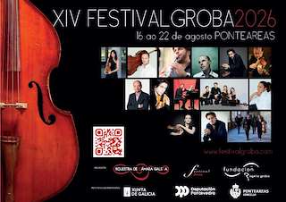 Fechas, información, programa, cartel, imágenes, mapa y ubicación de XIV Festival Groba (2026) en Ponteareas