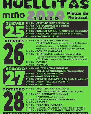 Fechas, información, programa, cartel, imágenes, mapa y ubicación de Festival Huellitas   en  Miño