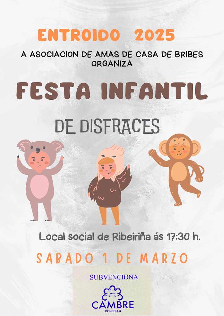 Festival Infantil de Disfraces de Bribes  en Cambre