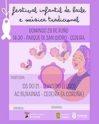 Fechas, información, programa, cartel, imágenes, mapa y ubicación de Festival Infantil de Música e Baile Tradicional  en  Cedeira