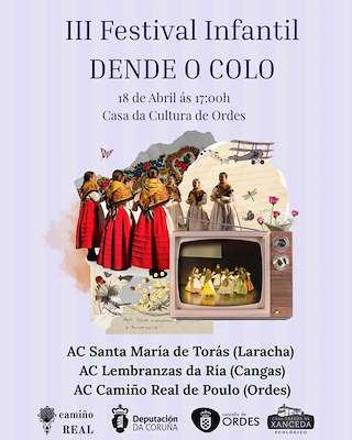 Fechas, información, programa, cartel, imágenes, mapa y ubicación de III Festival Infantil Dendo O Colo (2026) en Ordes