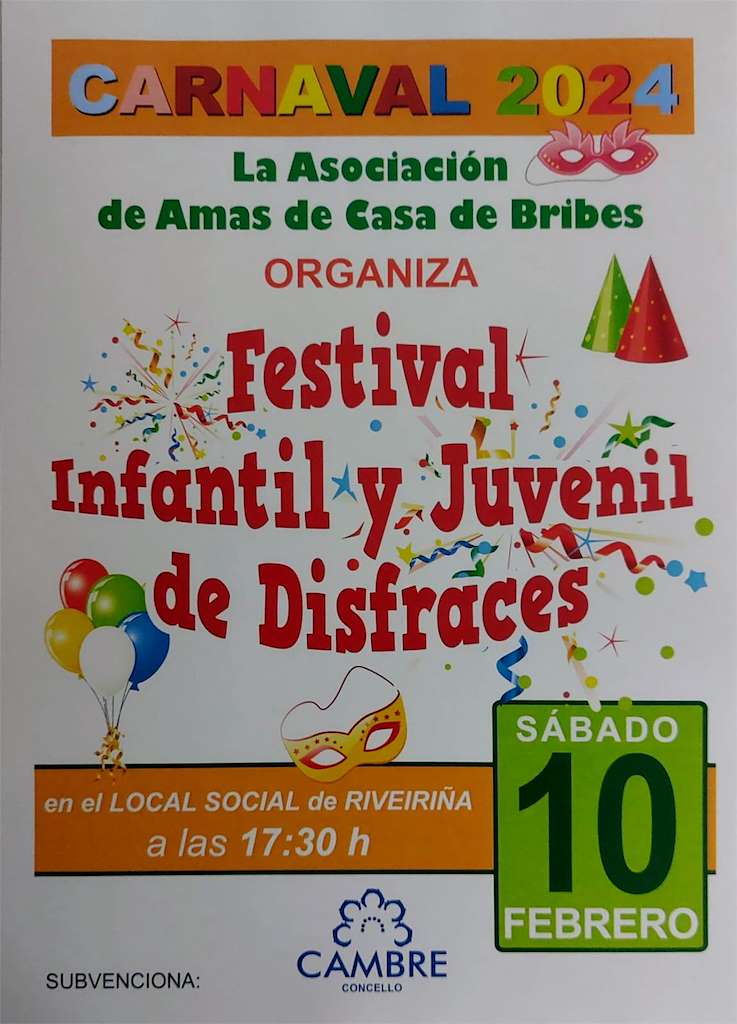 Festival Infantil y Juvenil de Disfraces de Bribes  en Cambre