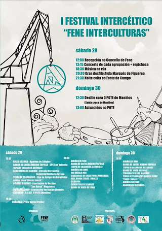Fechas, información, programa, cartel, imágenes, mapa y ubicación de I Festival Intercéltico Fene Interculturas (2026)