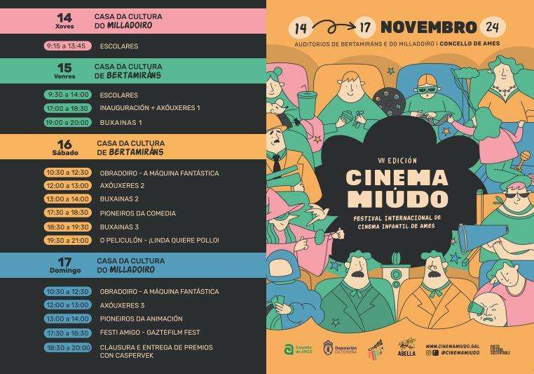 VI Festival Internacional de Cine Infantil Cinema Miúdo en Ames