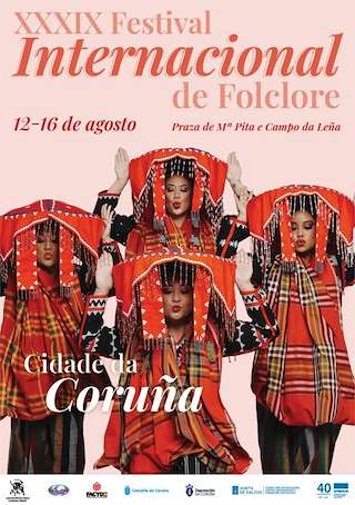 Fechas, información, programa, cartel, imágenes, mapa y ubicación de XXXIX Festival Internacional de Folclore (2026) en A Coruña