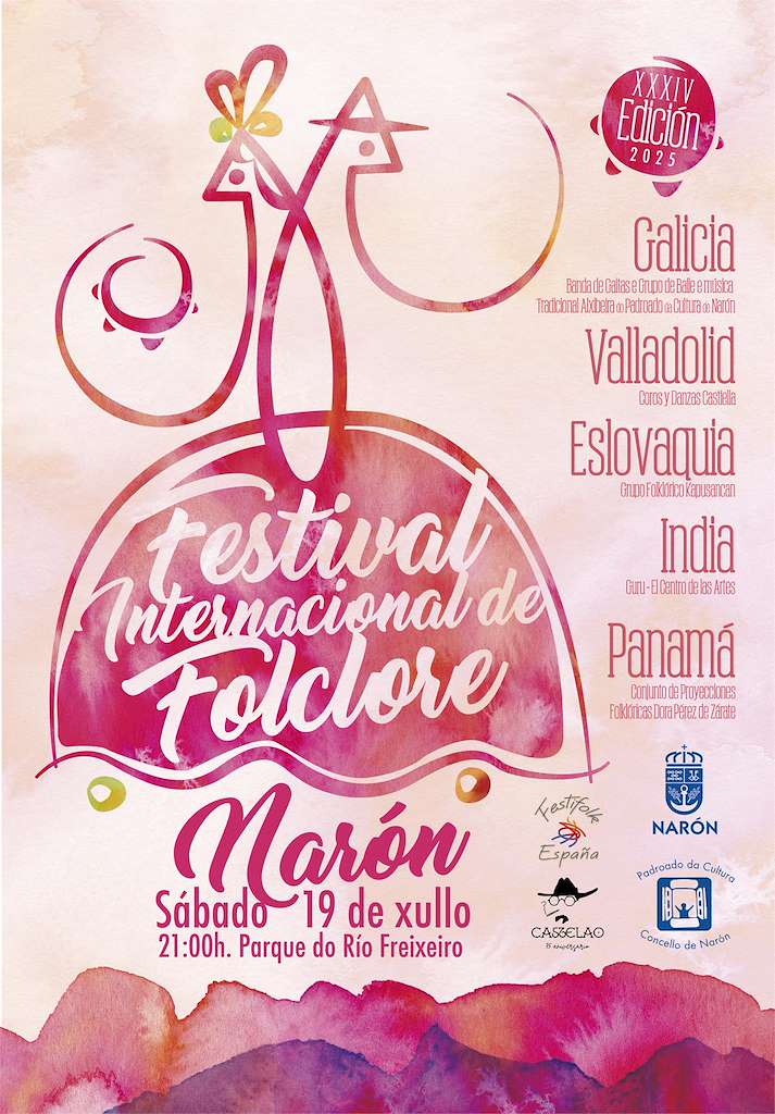XXXIV Festival Internacional de Folclore (2025) en Narón
