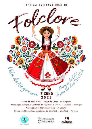 Fechas, información, programa, cartel, imágenes, mapa y ubicación de Festival Internacional de Folclore  en  Negreira