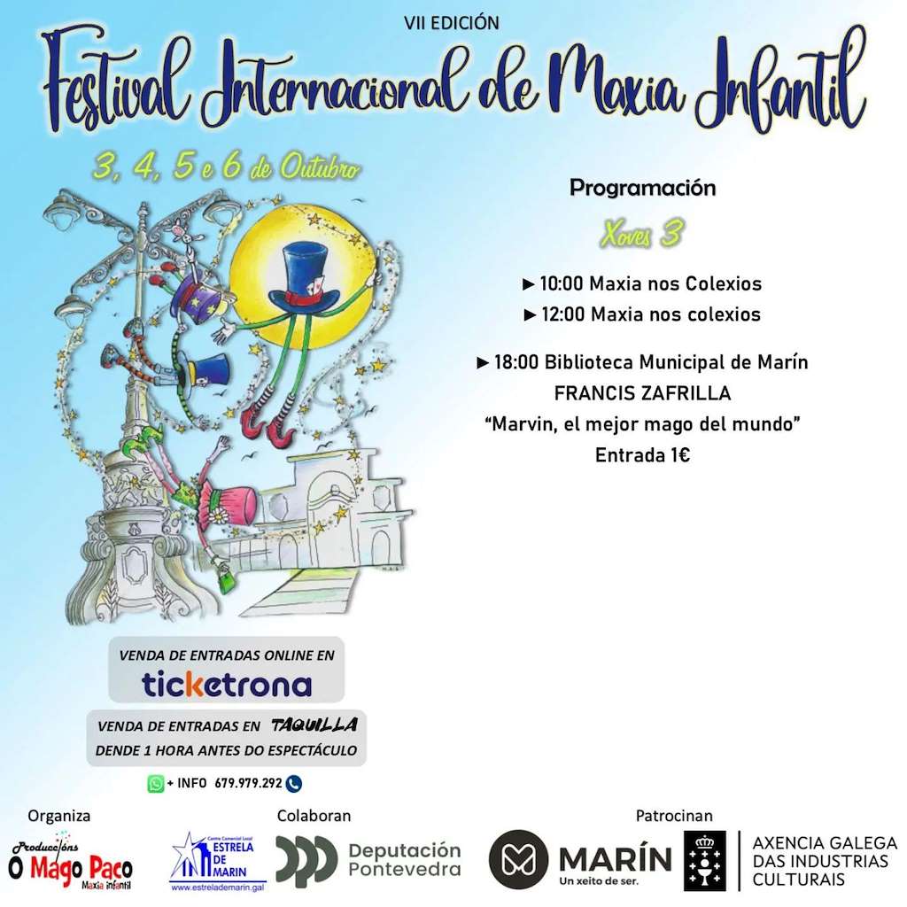 VI Festival Internacional de Maxia Infantil en Marín