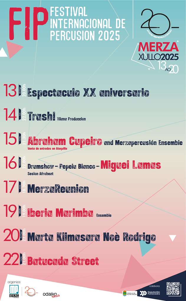 XX Festival Internacional de Percusión de Merza en Vila de Cruces