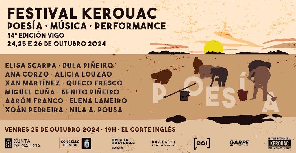 XIV Festival Kerouac - Festival Internacional de Poesía y Performance en Vigo