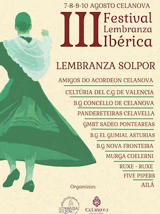 Fechas, información, programa, cartel, imágenes, mapa y ubicación de III Festival Lembranza Ibérica  en  Celanova