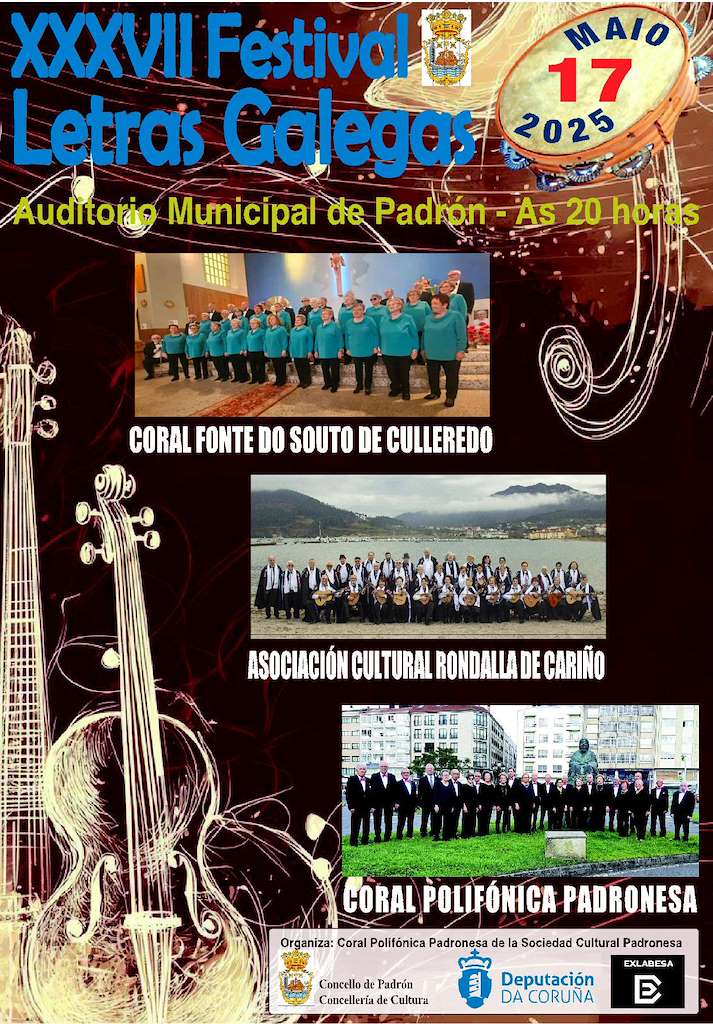 XXXVII Festival Letras Galegas en Padrón