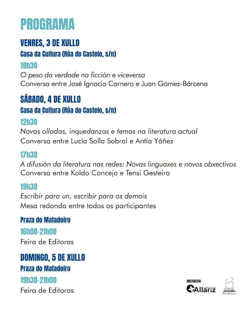 V Festival Literario en Allariz