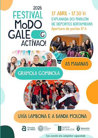 Fechas, información, programa, cartel, imágenes, mapa y ubicación de Festival Modo Galego Actívao  (2026)  en  Ames