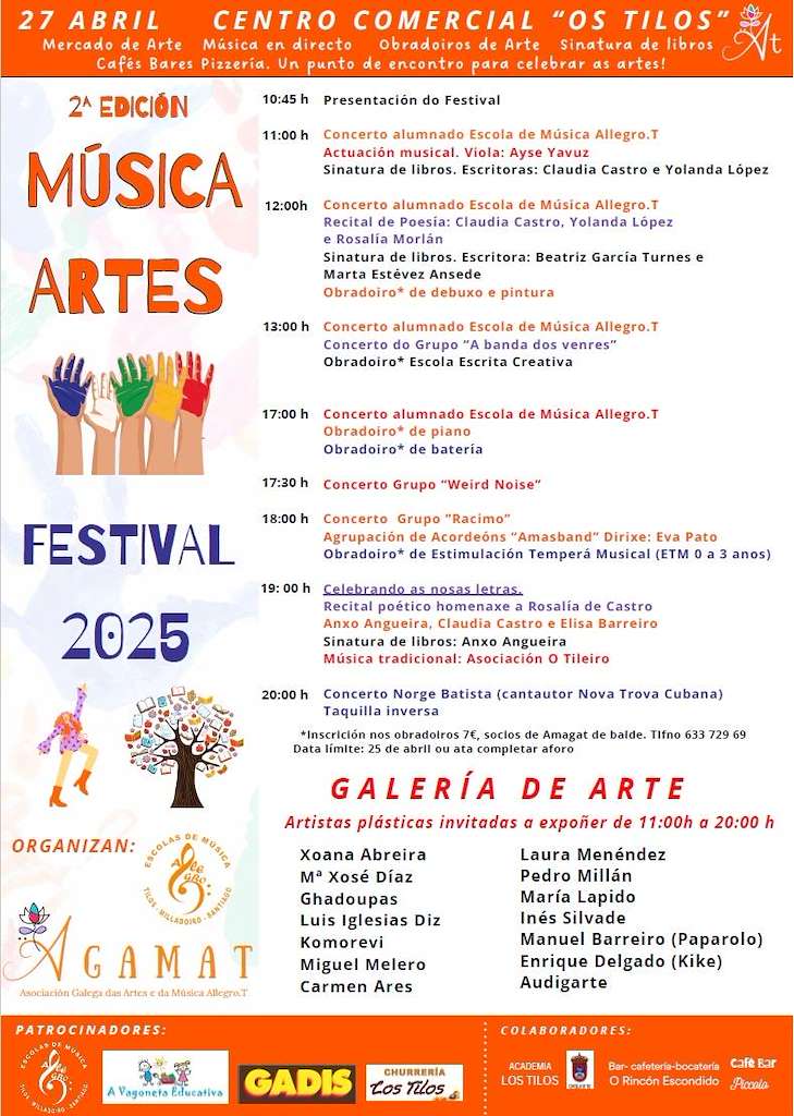 II Festival Música e Artes en C.Cial Os Tilos (2025) en Teo