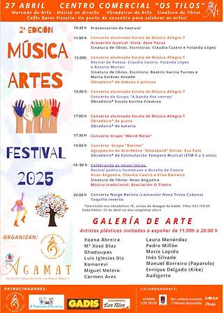 Fechas, información, programa, cartel, imágenes, mapa y ubicación de II Festival Música e Artes en C.Cial Os Tilos  en  Teo